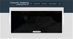 Desktop Screenshot of consumerawakening.com